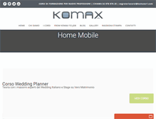 Tablet Screenshot of komaxsrl.com
